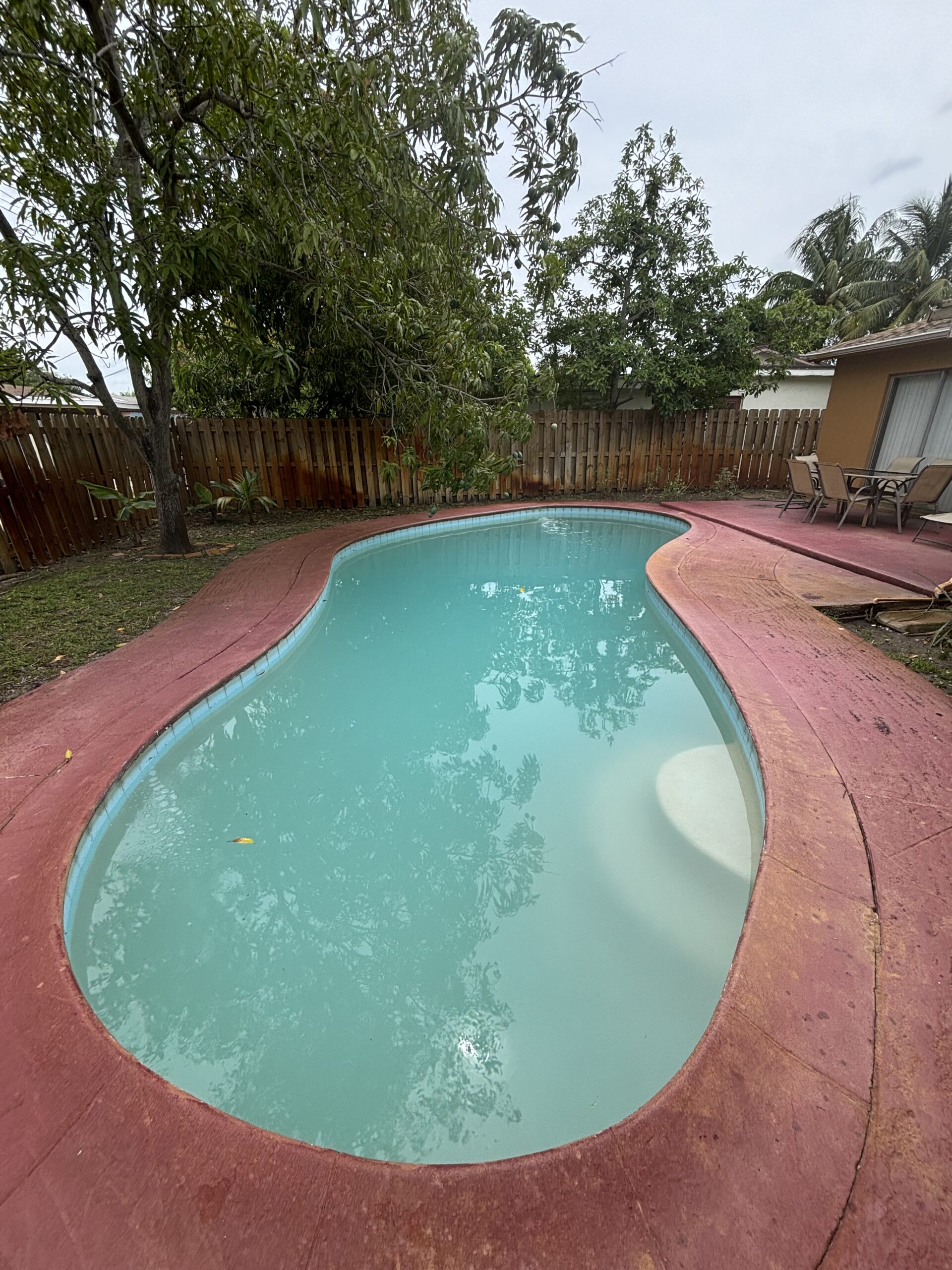 Pool after cleaning service South Florida